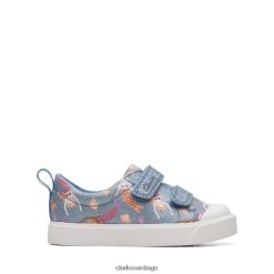 Clarks clarks denim ciudad brillante denim niño ZHDD046865 niños mezclilla
