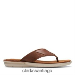 Clarks clarks ellison cuero tostado fácil ZHDD044418 hombres cuero marrón