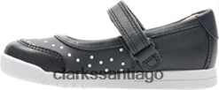 Clarks clarks emery ha cuero azul marino h 095 ZHDD041681 unisexo
