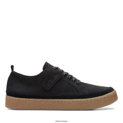 Clarks clarks encaje barleigh nobuck negro ZHDD043113 mujer nubuck negro
