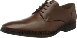 Clarks clarks gilman cap derbys de cuero marrón tostado de cuero tostado para hombre ZHDD04848 hombres cuero marrón tostado cuero tostado