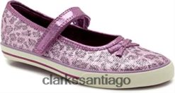 Clarks clarks glamit junior morados ZHDD042464 unisexo púrpura