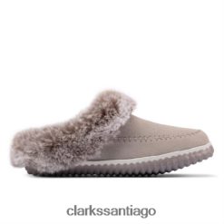 Clarks clarks home2 soft ante gris ZHDD043896 mujer gamuza gris