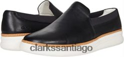 Clarks Clarks Kerris Stride de mujer de cuero negro ZHDD042812 mujer cuero negro