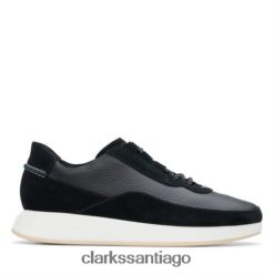 Clarks clarks kiowa pace combi negros ZHDD043956 mujer combinado negro