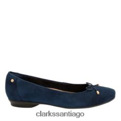 Clarks Clarks ligeros Candra de ante azul marino ZHDD044068 unisexo gamuza azul marino