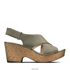 Clarks clarks maritsa lara sage nubuck ZHDD043198 mujer nubuck salvia