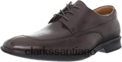Clarks clarks marrones goya qulace-up para hombre ZHDD041534 hombres marrón