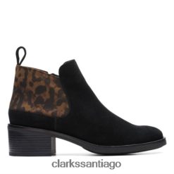 Clarks clarks memi zip estampado leopardo ZHDD044103 unisexo estampado de leopardo