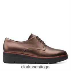 Clarks Clarks metálicos bronce shayllace ZHDD043926 mujer bronce metálico