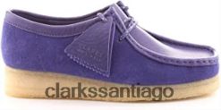 Clarks clarks morados wallabee ZHDD04326 unisexo