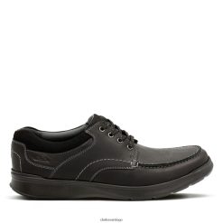 Clarks clarks negros aceitosos cotrell edge ZHDD043484 hombres negro aceitoso
