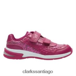 Clarks clarks piper play jnr- f fit rosa ZHDD044714 unisexo rosa