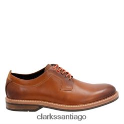 Clarks clarks pitney walk de cuero coñac ZHDD044448 hombres cuero coñac