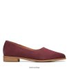 Clarks clarks pure walk ante burdeos ante burdeos ZHDD046114 mujer ante burdeos
