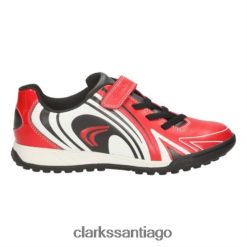 Clarks clarks red time pre-fit ZHDD045009 unisexo rojo