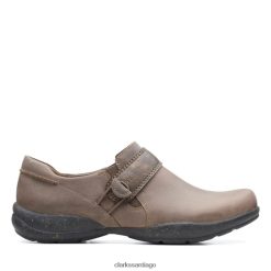 Clarks clarks roseville dot topo oscuro topo oscuro ZHDD046322 mujer gris pardo oscuro