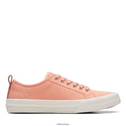 Clarks clarks roxby lace coral lona ZHDD043214 mujer lona coralina