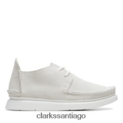 Clarks clarks siete ante blanco ZHDD044002 mujer gamuza blanca