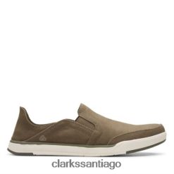 Clarks clarks step isle row lona oliva ZHDD044530 hombres lona oliva