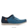 Clarks Clarks Teal Combi Shacre Lite Moc Teal Combi ZHDD046825 hombres combinación verde azulado