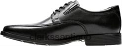 Clarks clarks tilden walk oxford para hombre negros ZHDD042303 hombres cuero negro