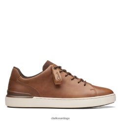Clarks Clarks tostado claro Court Lite Lace tostado claro ZHDD046625 hombres bronceado suave