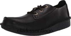 Clarks clarks trek veldt cuero negro ZHDD04281 unisexo cuero negro
