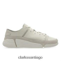 Clarks clarks trigenic evo cuero blanco ZHDD044414 hombres cuero blanco