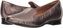 Clarks clarks un blush step para mujer cuero metalizado guijarro ZHDD042930 mujer cuero metalizado guijarro