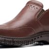Clarks clarks un brawley paso caoba ny cuero ZHDD04290 unisexo cuero caoba