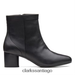 Clarks clarks un cosmo de cuero negro ZHDD044252 unisexo cuero negro