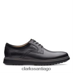 Clarks clarks un geo lace gtx cuero negro ZHDD044504 hombres cuero negro