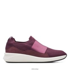 Clarks clarks un rio knit morado ZHDD043141 mujer púrpura