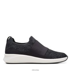 Clarks clarks un rio knit punto negro ZHDD043202 mujer punto negro