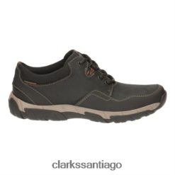Clarks clarks walbeck edge cuero negro ZHDD044503 hombres cuero negro