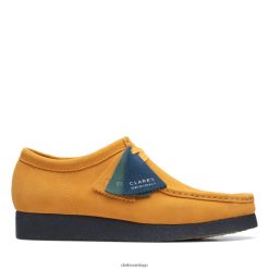 Clarks Clarks wallabee amarillo bajo/azul ZHDD043588 hombres amarillo azul