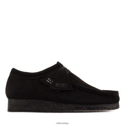 Clarks clarks wallabee ante negro ZHDD043139 mujer ante negro