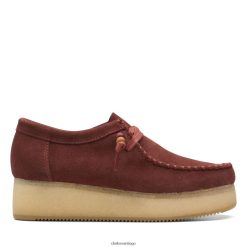Clarks clarks wallacraft ante burdeos ZHDD043155 mujer ante burdeos