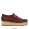 Clarks clarks wallacraft lo ante burdeos ZHDD046045 unisexo ante burdeos