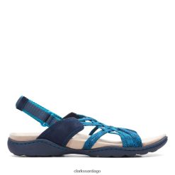 Clarks combinación azul marino clarks amanda facilidad combinación azul marino ZHDD046523 mujer combinación azul marino