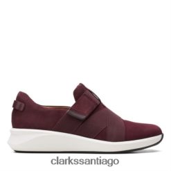 Clarks correa clarks un rio de ante burdeos ZHDD044008 mujer ante burdeos