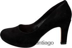 Clarks crujiente kendra clarks negro ZHDD041573 unisexo negro