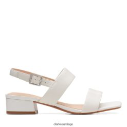 Clarks cuero blanco clarks seren25 correa cuero blanco ZHDD045211 unisexo cuero blanco