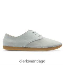Clarks cuero gris claro skylark muse jnr f fit clarks ZHDD044740 unisexo cuero gris claro