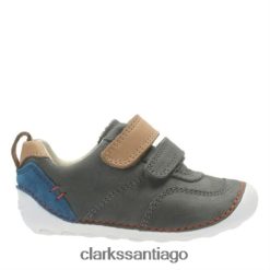 Clarks cuero gris ti ny aspire fst g fit clarks ZHDD044972 unisexo cuero gris