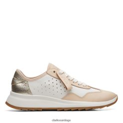 Clarks dash lite lace arena claro/blanco arena claro/blanco clarks ZHDD045142 mujer arena clara/blanco