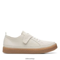 Clarks encaje de barleigh cuero blanco clarks de cuero blanco ZHDD045990 mujer cuero blanco