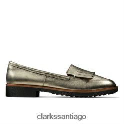 Clarks falda escocesa clarks griff piedra metalizada ZHDD044026 mujer piedra metalica