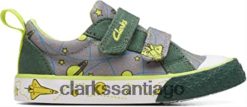 Clarks foxing lo niño textil lona rey clarks ZHDD04967 niños